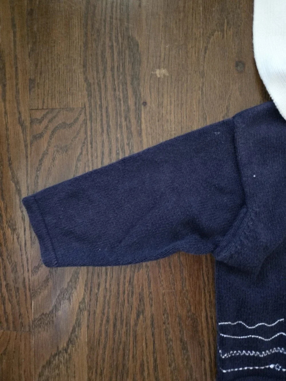 Vtg Gymboree Boys 6/12m Blue Sailboat Sweater